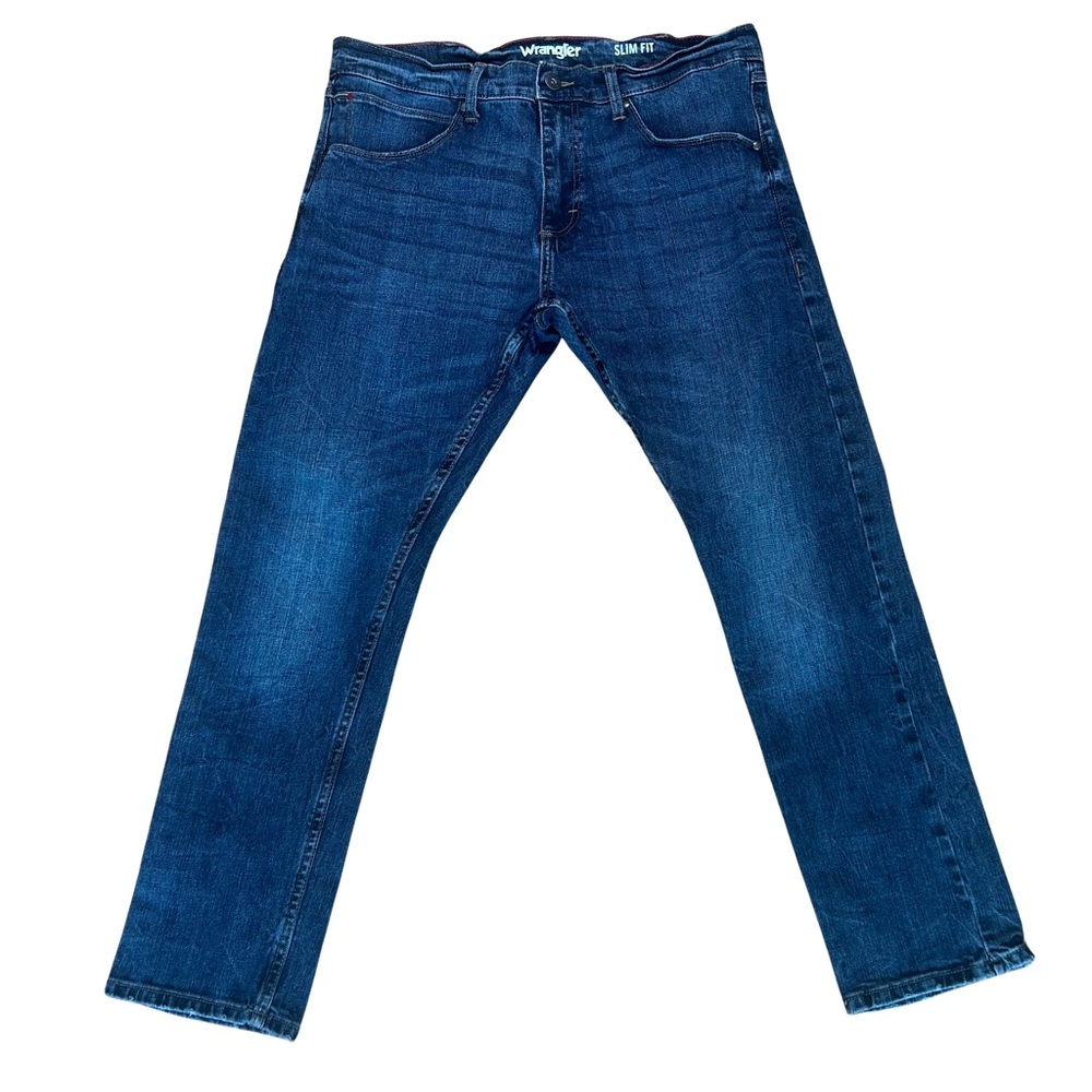 Wrangler Men’s Blue Slim Fit Jeans